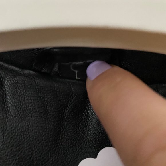 Black Genuine Leather Boxy Leather Jacket L - Picture 8 of 16